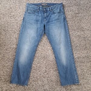 Robert Graham Mid Tone Straight Leg Jeans
